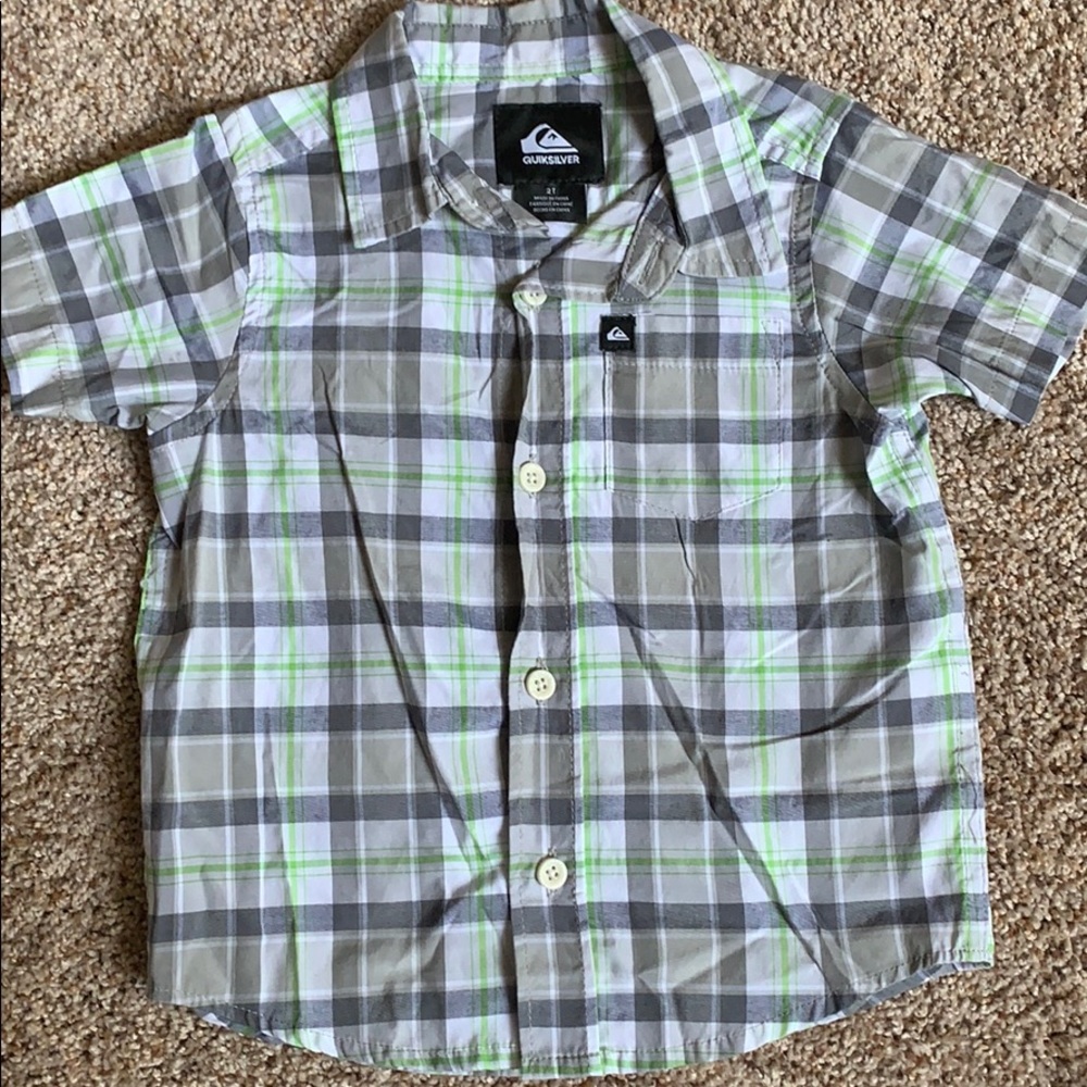 Boys Quicksilver Button Down